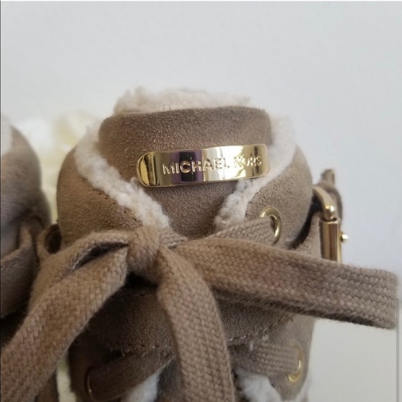 Michael Kors wedge fur booties ankle boots - Picture 8 of 10